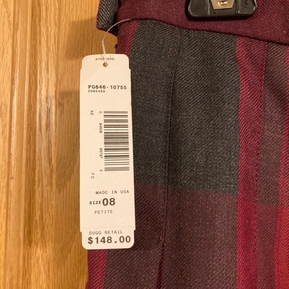 NWT Pendleton plaid pleated skirt - Picture 2 of 8